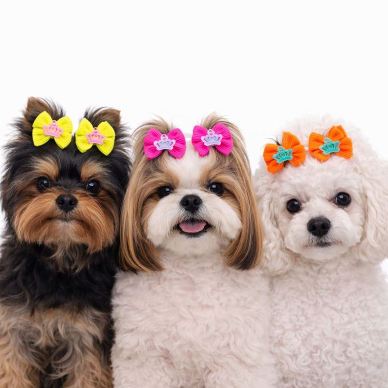 L11677 LAÇO GORGURÃO NEON C/COROA - 30 UN