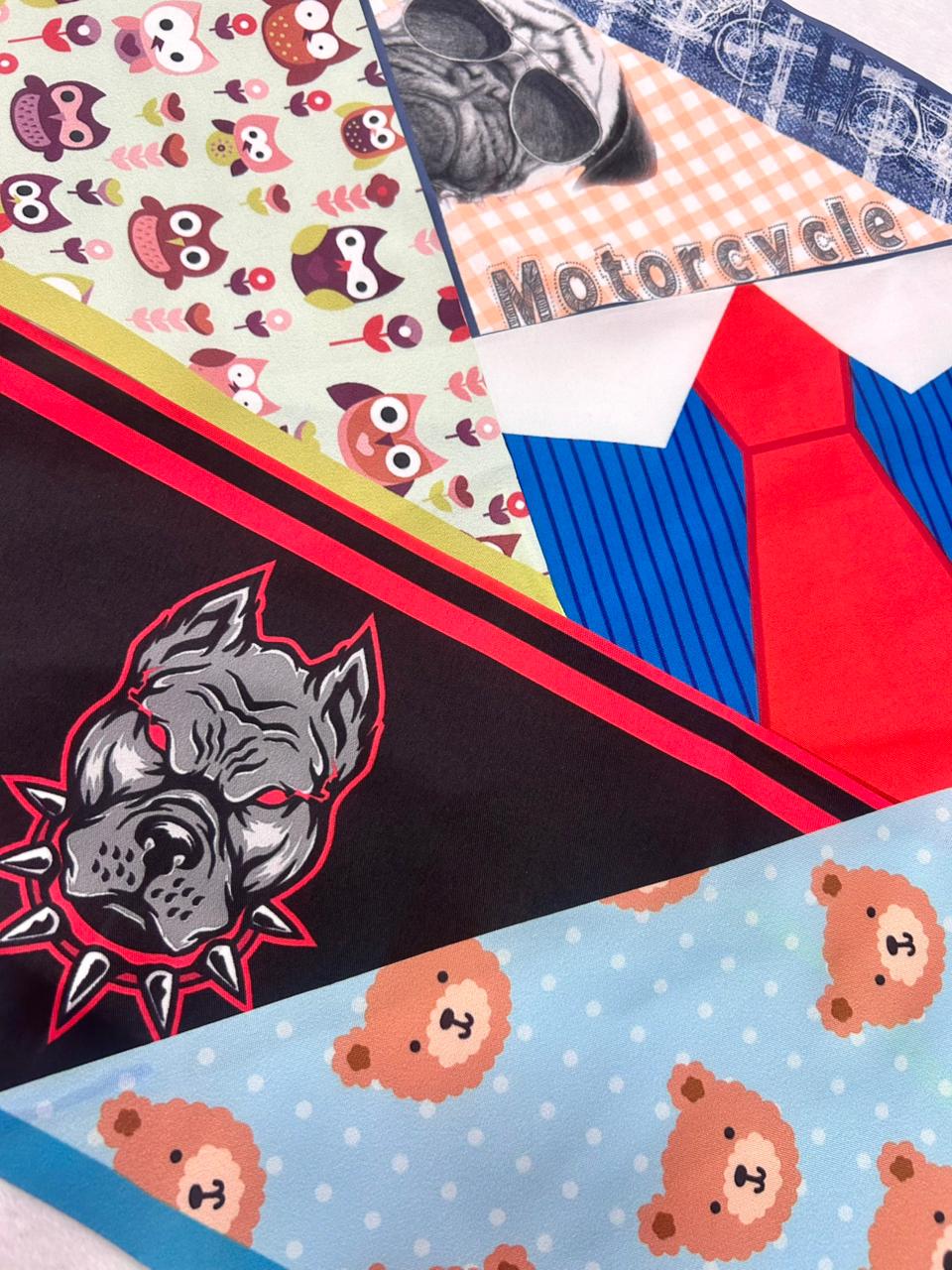 B4182 BANDANAS ESTAMPAS DIVERSAS - 10 UN - Imagem 4