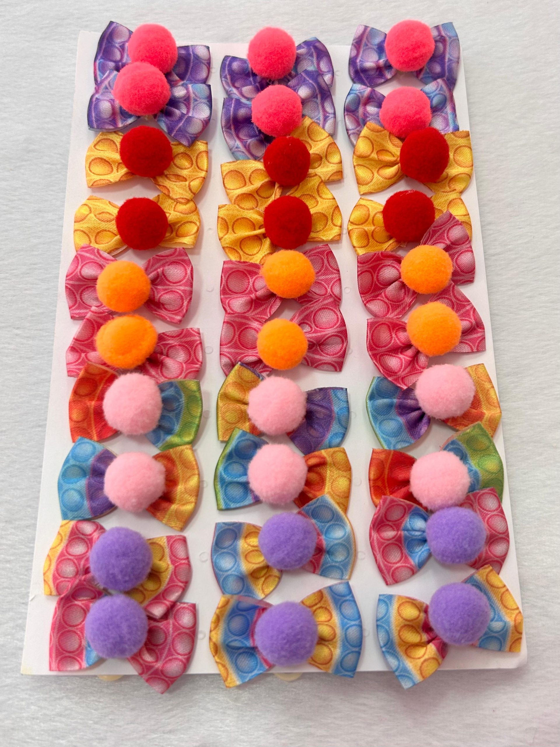 L10647 LACINHO ESTAMPADO C/POMPOM - 30 UN - Imagem 4