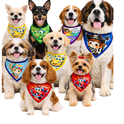 B4093 BANDANAS ESTAMPAS DIVERSAS - 10 UN