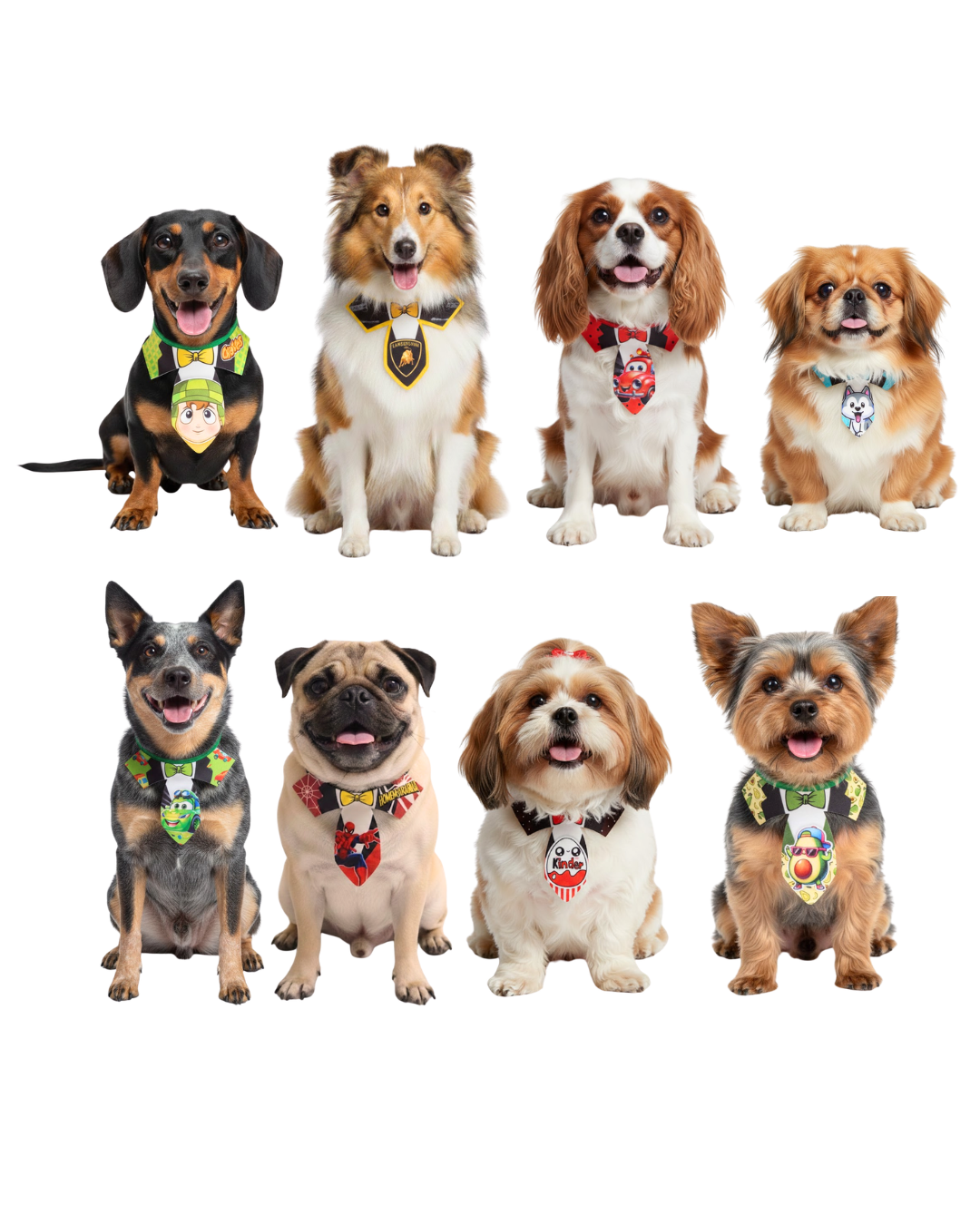 G26603 GRAVATA COLARINHO ESTAMPADA - 10 UN - Imagem 3