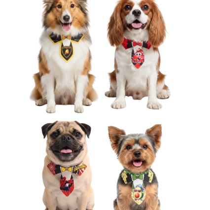 G26603 GRAVATA COLARINHO ESTAMPADA - 10 UN