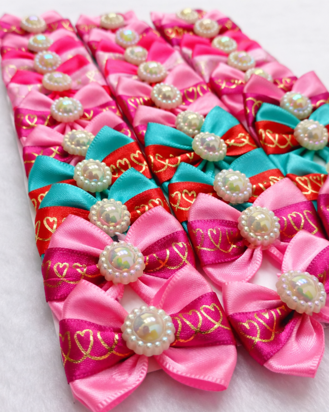 L11626 LAÇO DUPLO LOVE C/PEROLA - 30 UN - Imagem 3