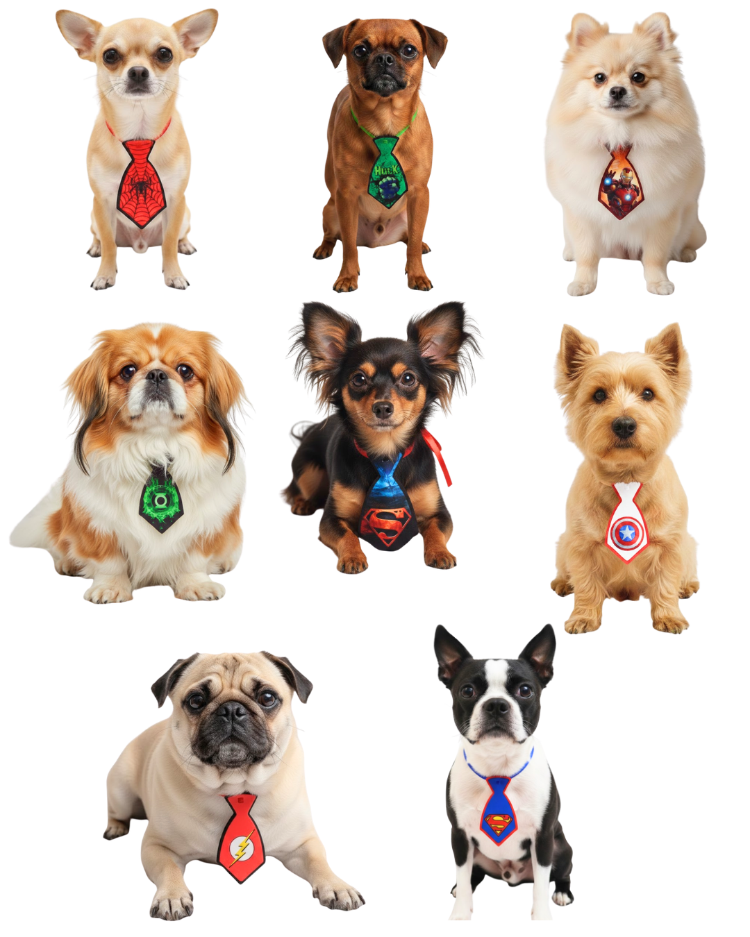 G267 GRAVATA SUPER HEROIS - Imagem 5