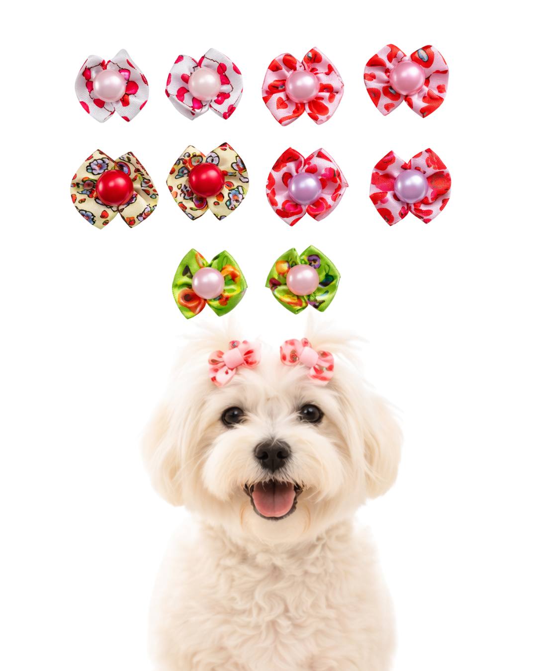 L10255 LAÇO ESTAMPADO LOVE C/PÉROLA - 30 UN - Imagem 4