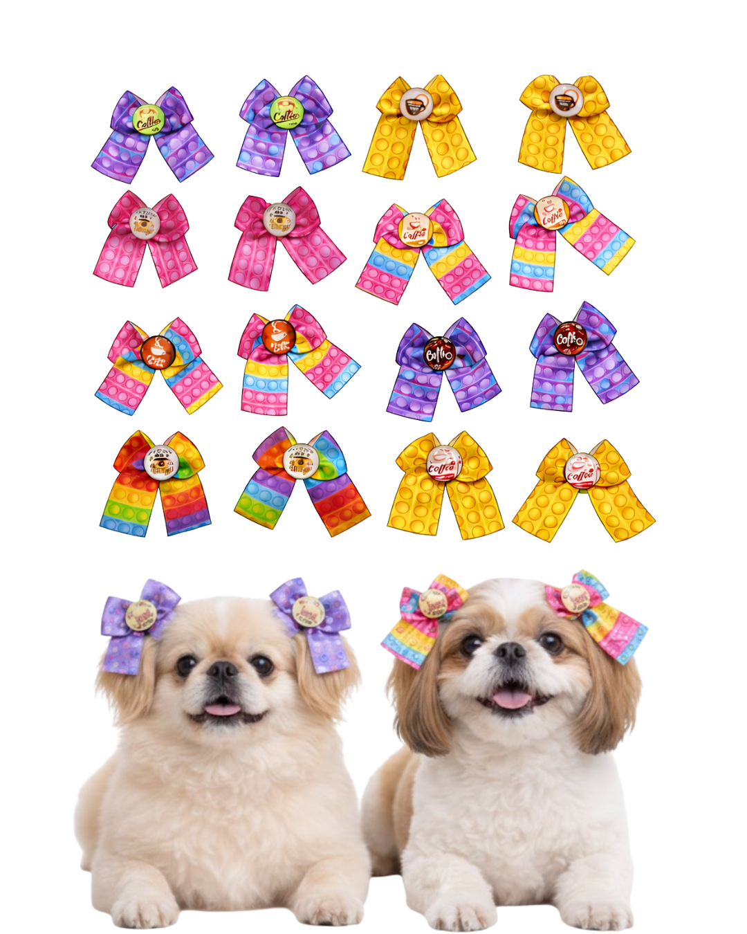 L10724 LAÇO PONTA POA COLOR - COFEE - 24 UN - Imagem 3