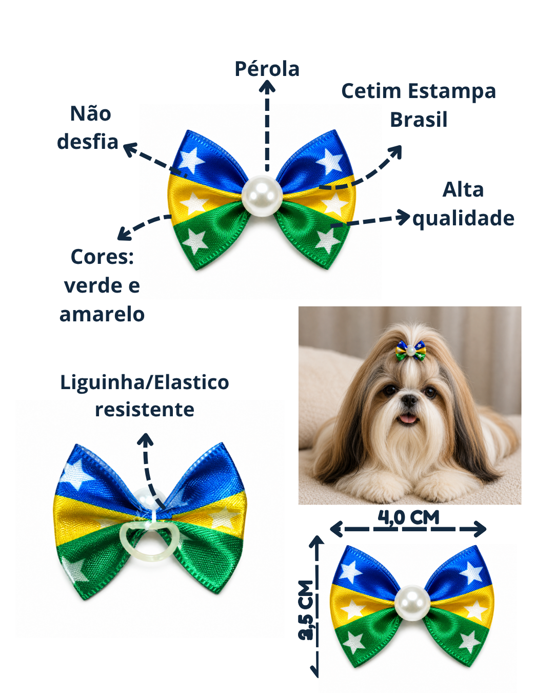 L9152 LAÇO ESTAMPA BRASIL - 30 UN - Imagem 2