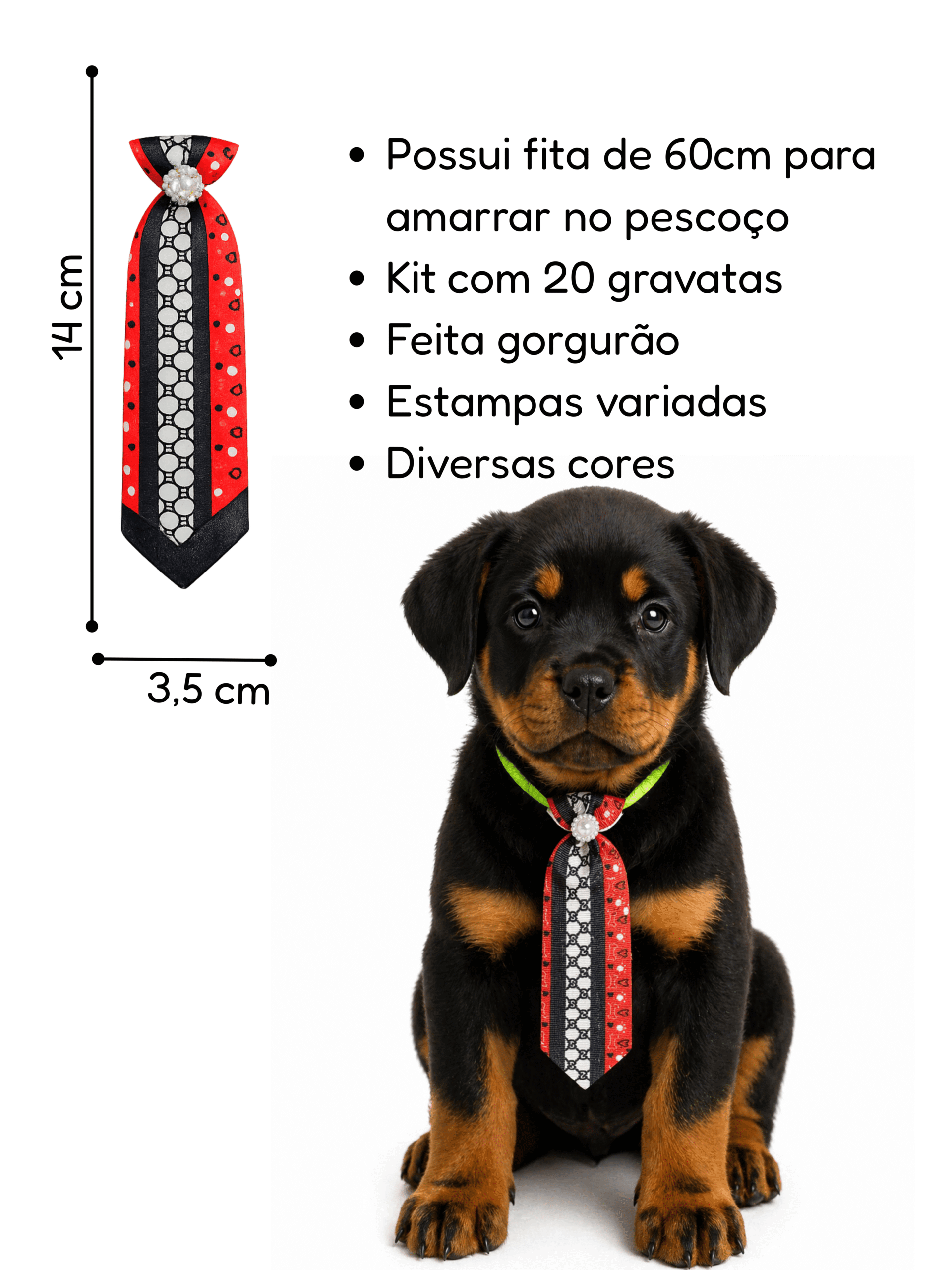 G21053 SOCIAL GORGURÃO ESTAMPADO '14CM' - 20 UN - Imagem 2