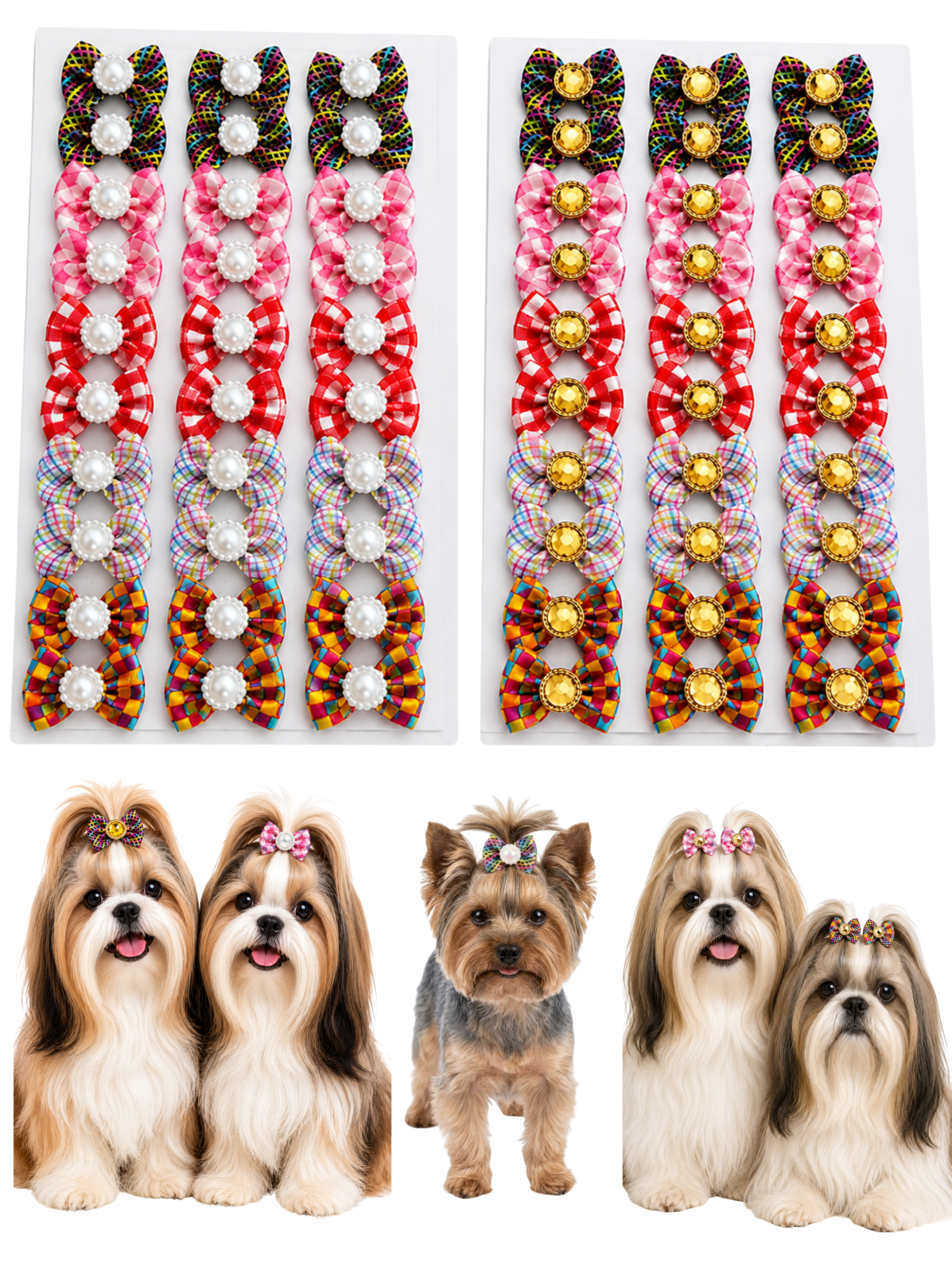 L10649 LAÇO XADREZ ESTAMPAS DIVERSAS - 30 UN