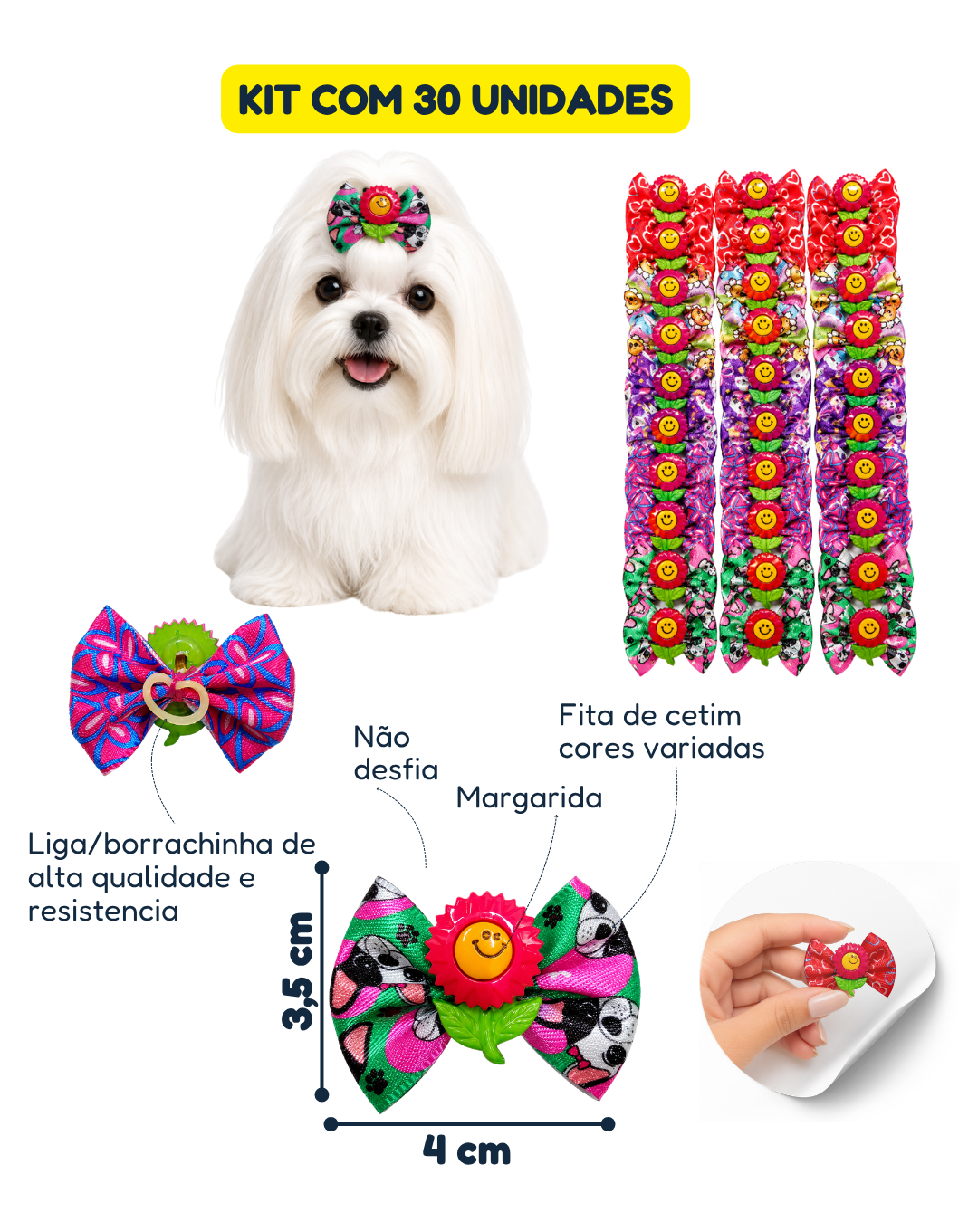 L101057 LAÇO ESTAMPADO - 30 UN - Imagem 2