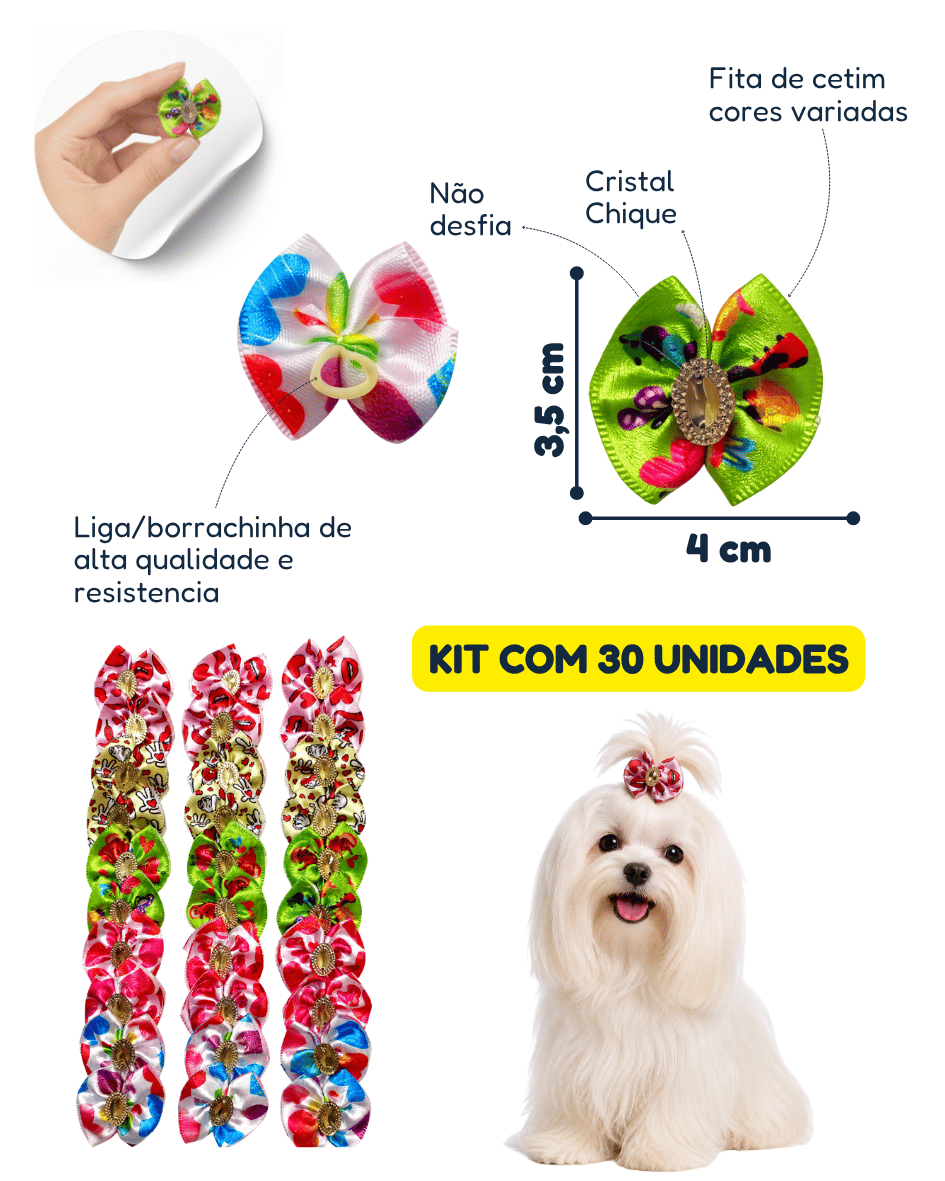 L10253 LAÇO ESTAMPADO - 30 UN - Imagem 2
